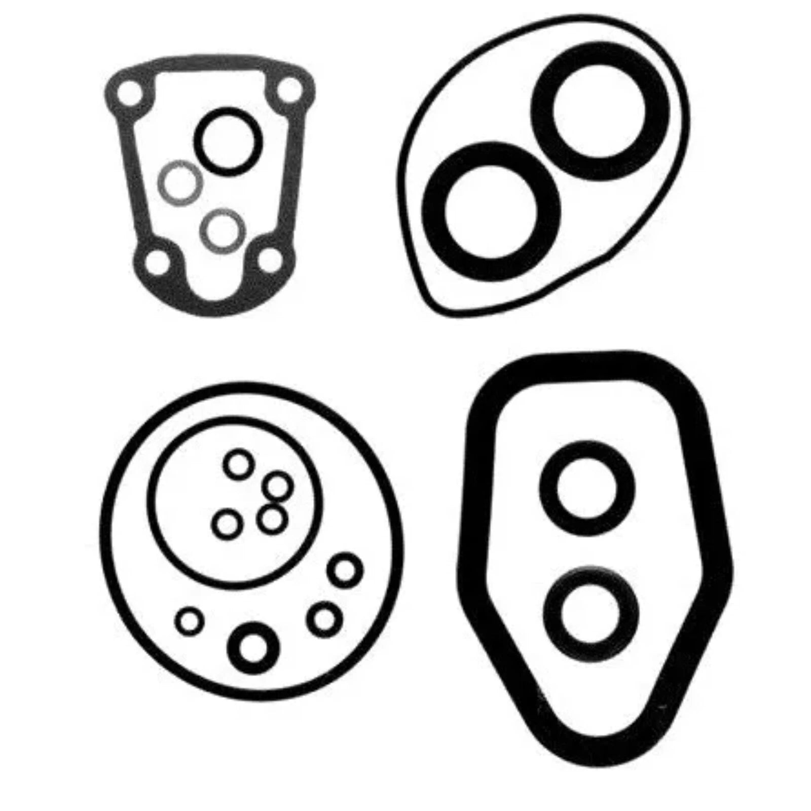 Gearcase Seal Kit for Johnson Evinrude OMC 3 Cyl (Repl 0396349, 396349, Sierra 18-2660)