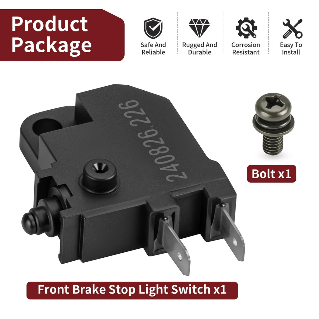 Front Brake Stop Light Switch for Yamaha FJ09 FZ07 FZ09 MT-07 MT-09 YZF R3 R7