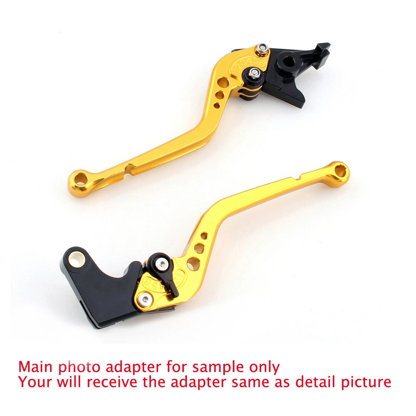 Long Clutch Brake Lever for Yamaha MT125 (2014–2019) Gold T9