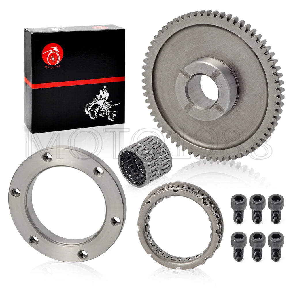 Starter Clutch One Way Bearing Gear Idler Kit for Yamaha Big Bear 350 400 (1998–2006)