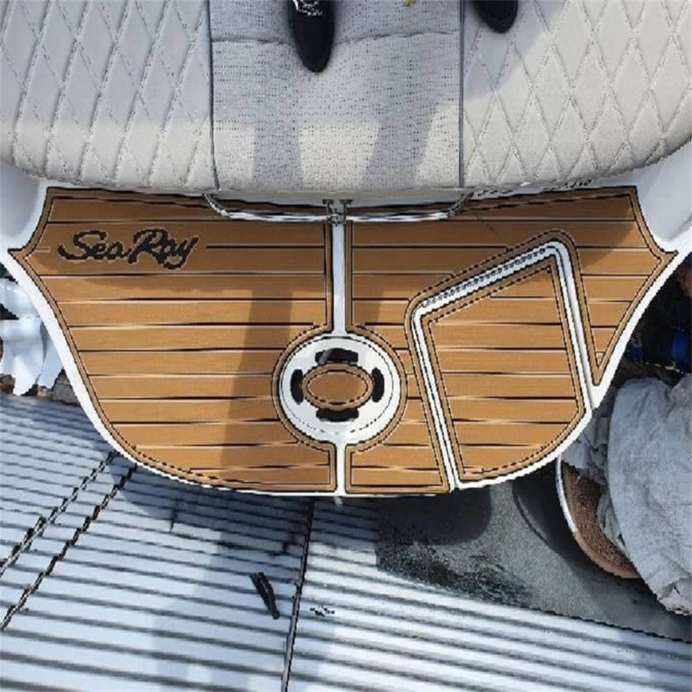 Swim Platform Pad for Sea Ray 340 Express (1987) - EVA Foam Teak Deck Flooring