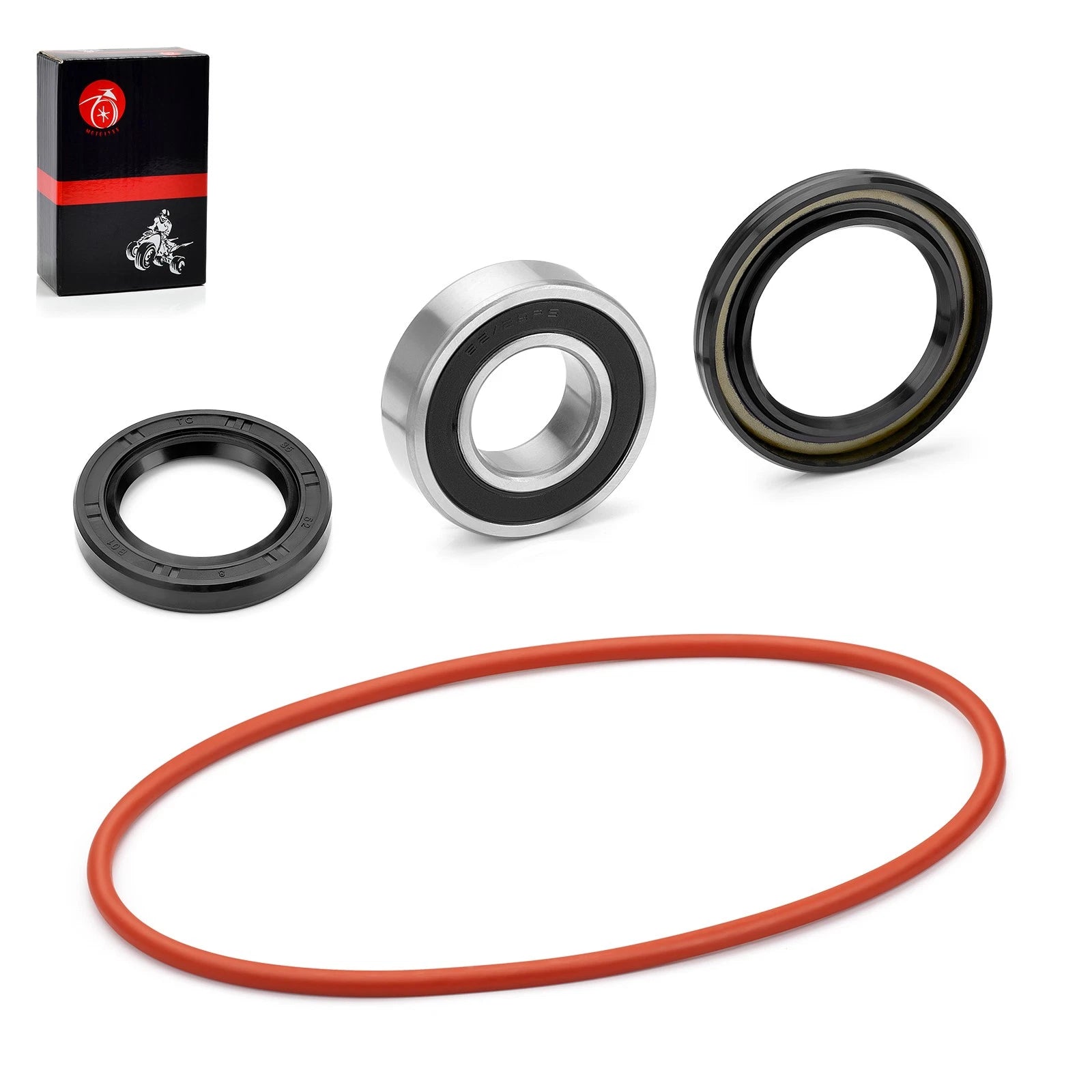 Rear Brake Drum Bearing Seals Kit for Yamaha Wolverine 350 YFM350 (2006–2009)
