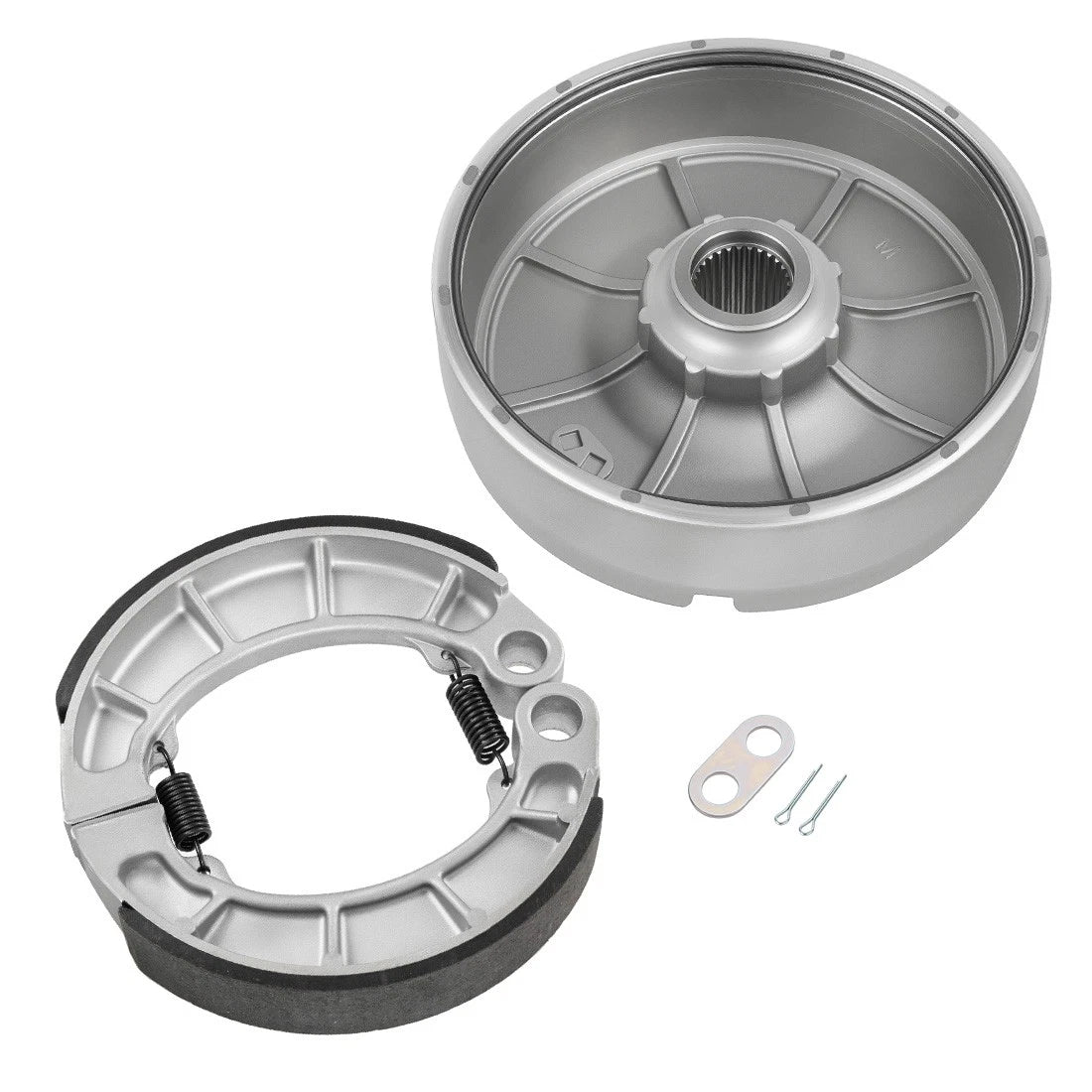 Rear Brake Drum Hub & Shoes for Honda Foreman 400 TRX400FW (1995–2003)