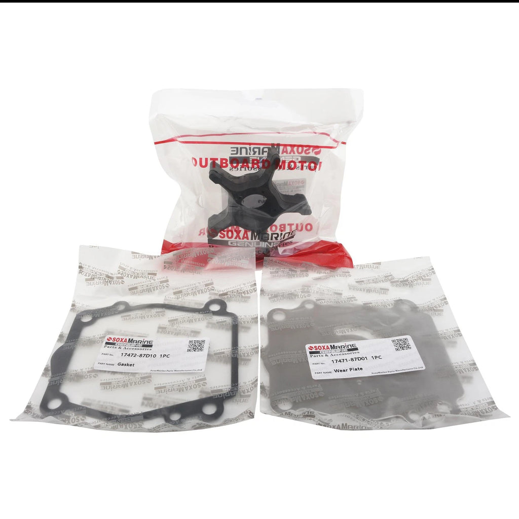 Outboard Water Pump Impeller Repair Kit for Suzuki DT 150 175 200 225 HP (1990–2005)