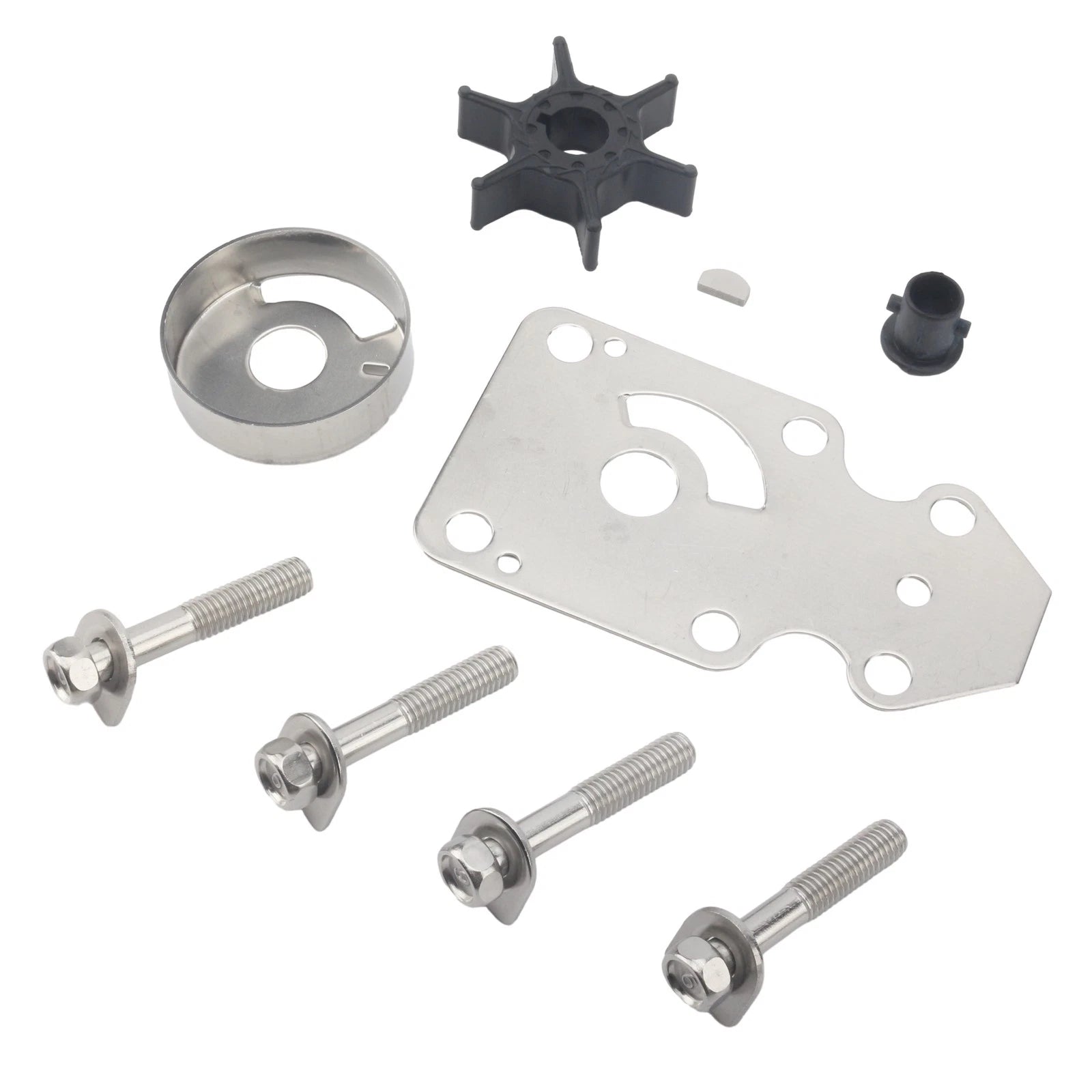 Water Pump Repair Kit for Yamaha 9.9/15HP Outboard Engine (63V-W0078)