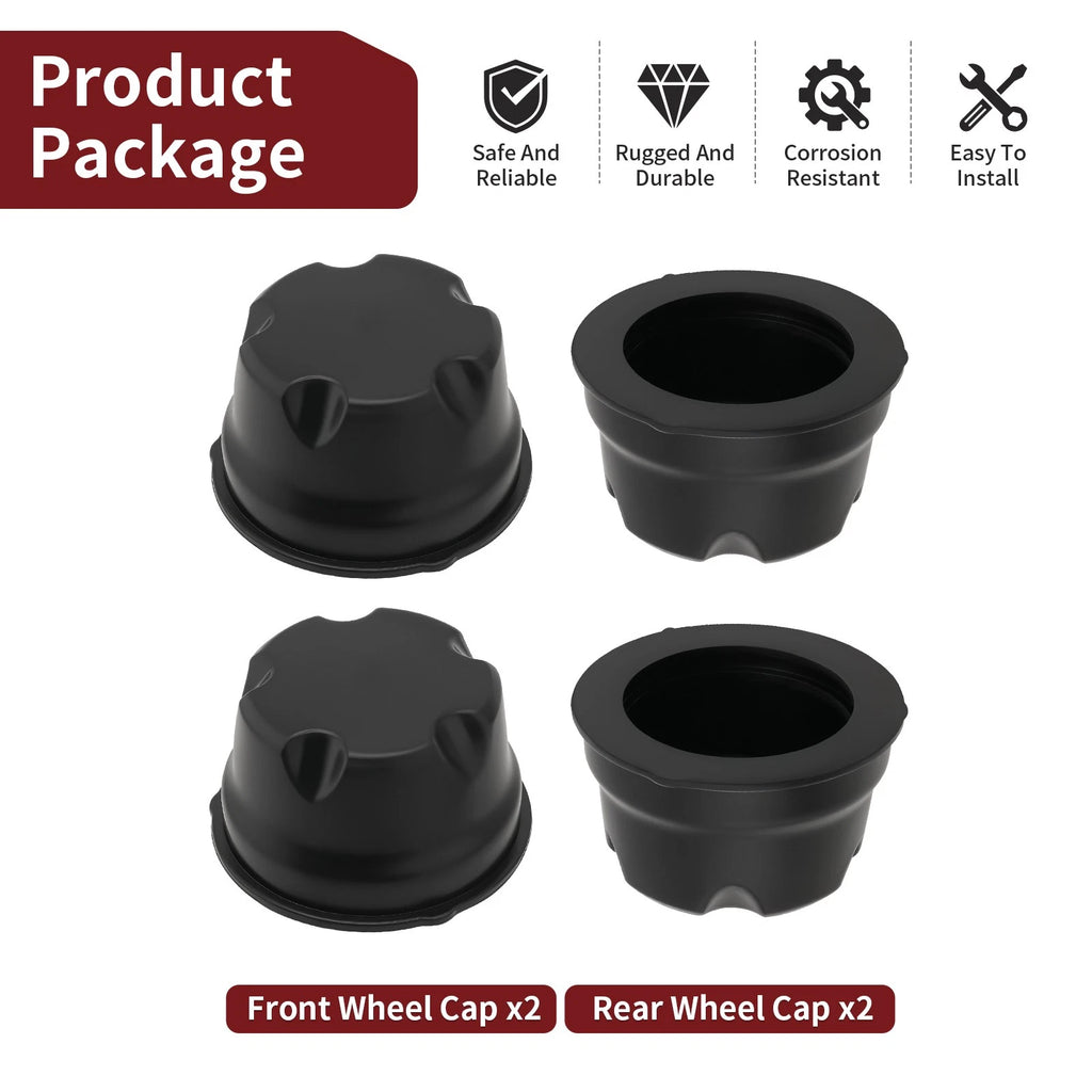 4X Wheel Hub Caps for Suzuki Eiger 400 2x4 4x4 (2002–2007) 54725-09F01