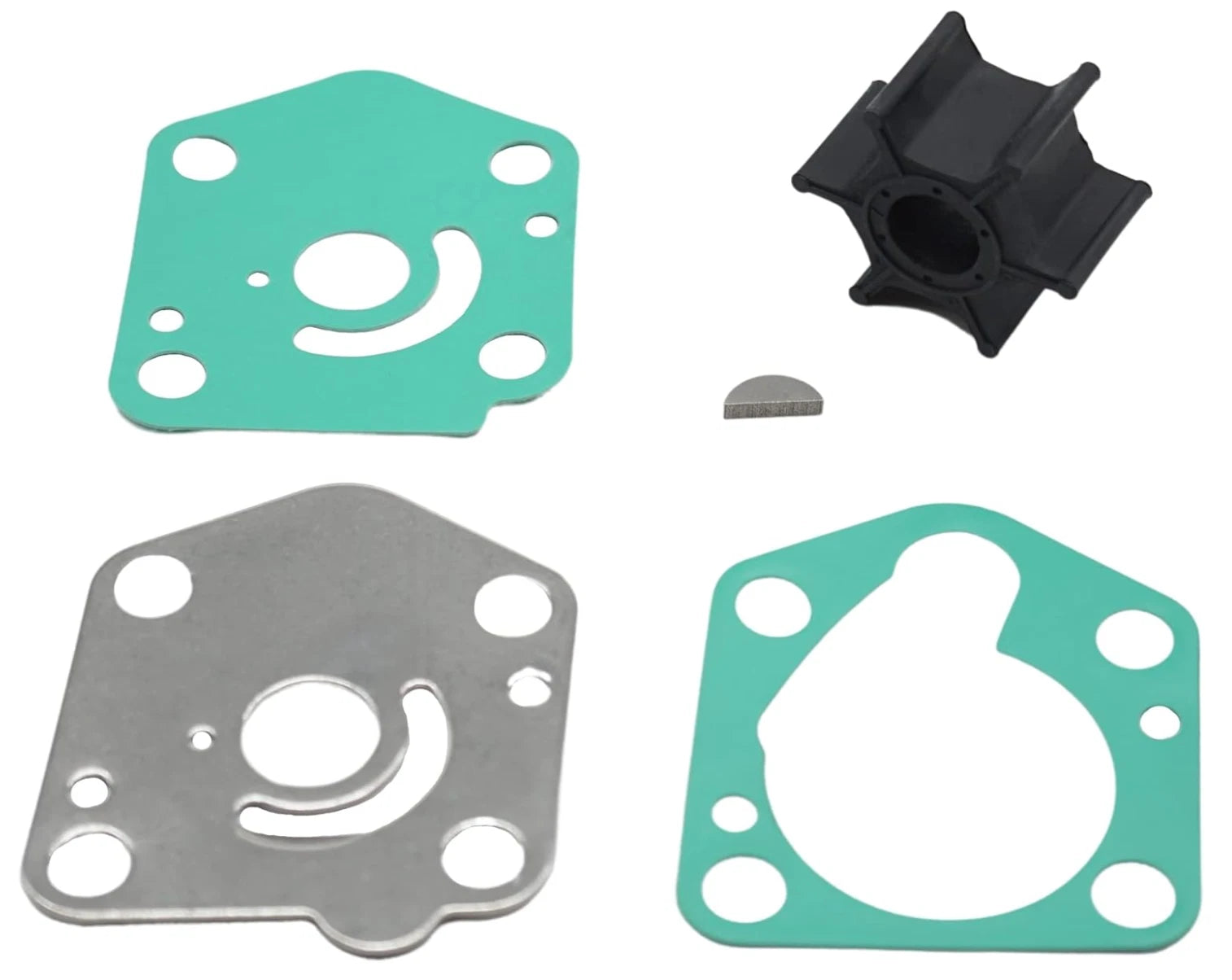 Outboard Water Pump Impeller & 5033114 Plate for Johnson Evinrude (4S)