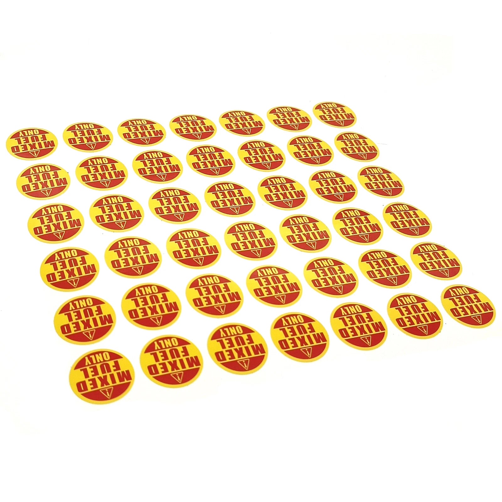 1-Inch Weatherproof Vinyl Decal for Gas Oil Mix Tank