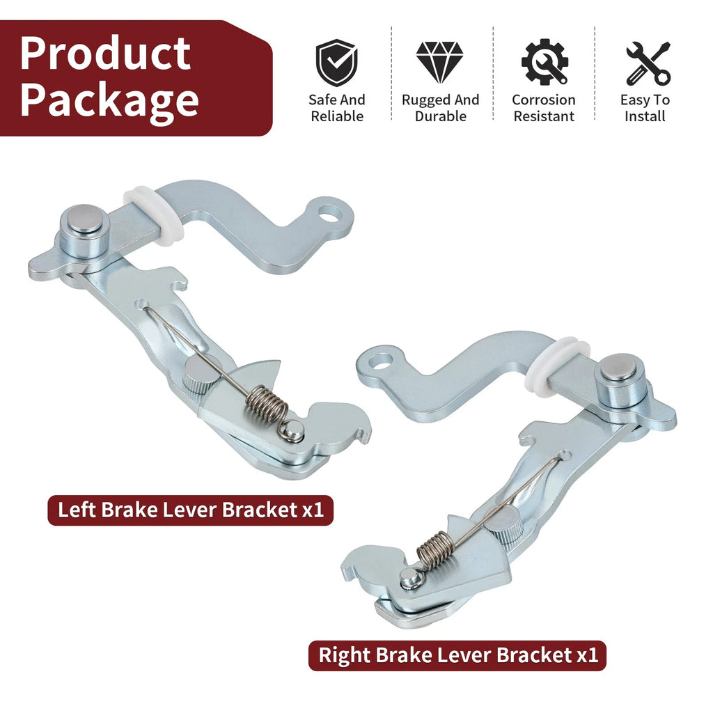 Brake Lever Bracket Set for Kawasaki Mule (2001–2024) 13236-1355 13236-1356