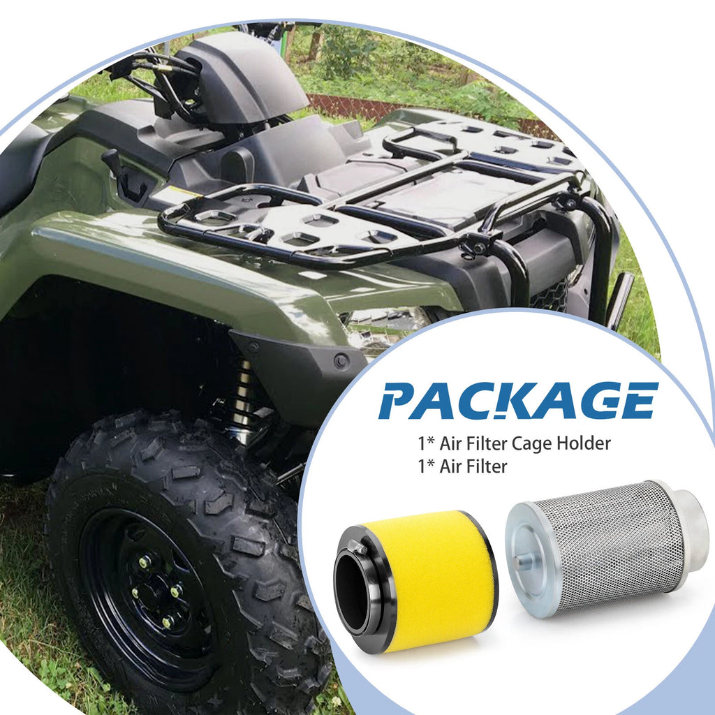Air Filter & Cage Holder for Honda Rancher 400 TRX400FA TRX400FGA (2004–2007)