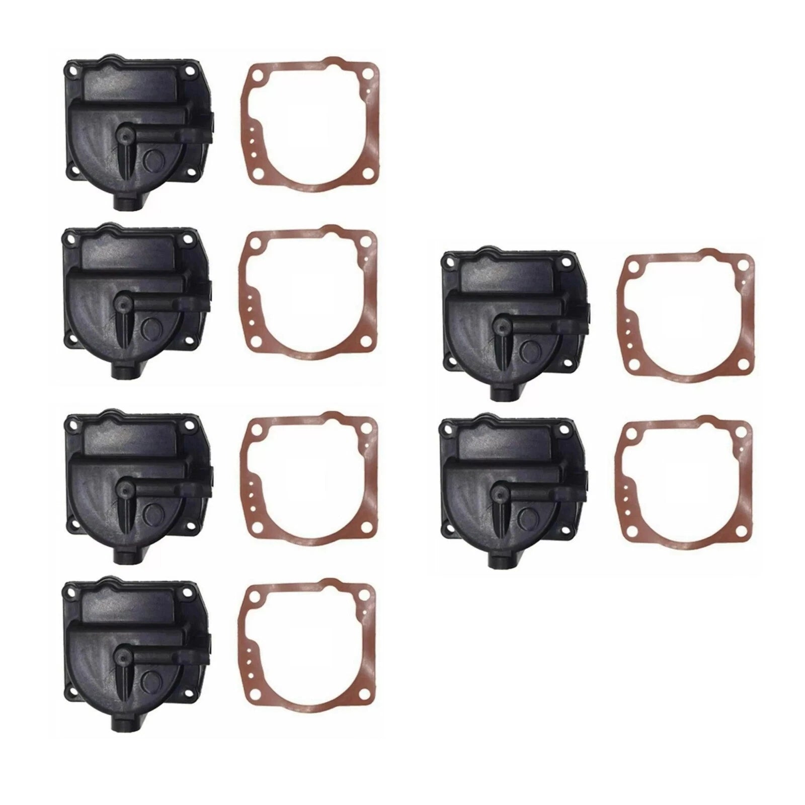 Set of 6 Carburetor Float Bowl Chambers for Johnson Evinrude 0433000 766418