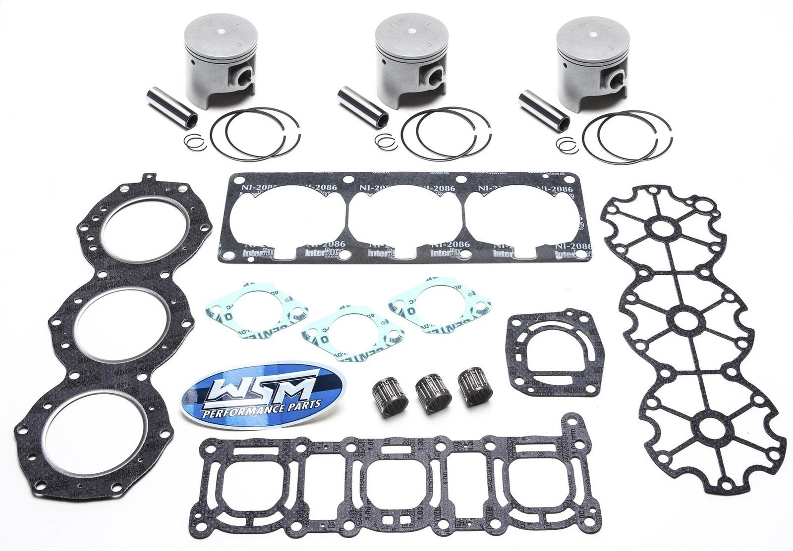 Piston Gasket Top End Rebuild Kit for Yamaha Wave Raider Venture 1100 (1996–1999)