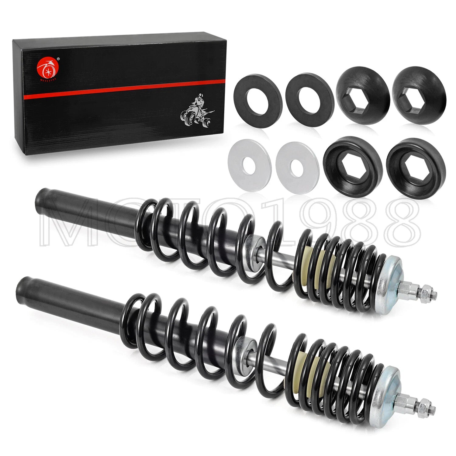 Set of 2 Front Shocks for Polaris Ranger 400 500 570 ETX EV 800 Crew (2010–2023)