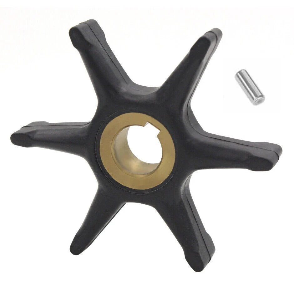 Water Pump Impeller with Key for Johnson Evinrude OMC 10-25 HP (375638)