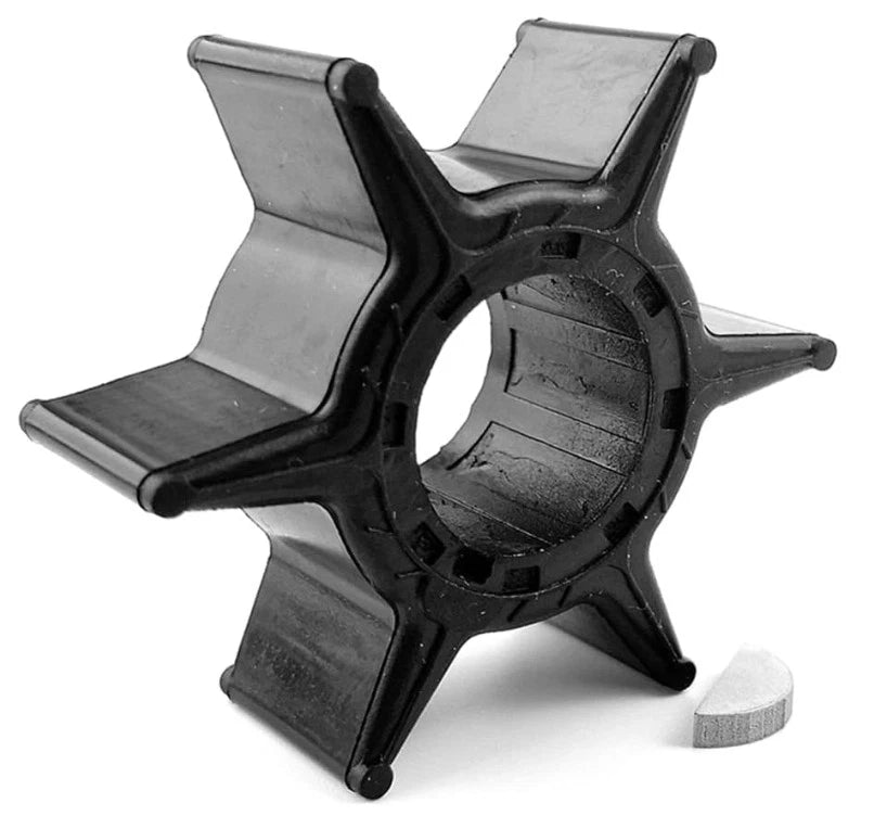 Water Pump Impeller with Key for Yamaha 2 Stroke 60 70 HP Outboard (697-44352-00)