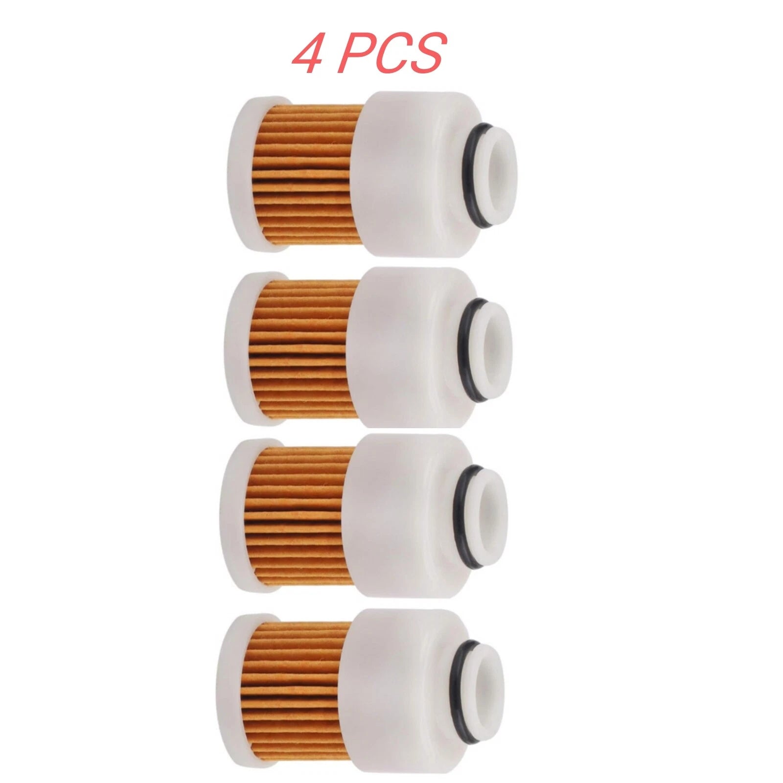 Set of 4 Fuel Filters for Yamaha 75-115 HP (68V-24563-00-00, Mercury 881540, Sierra 18-7979)