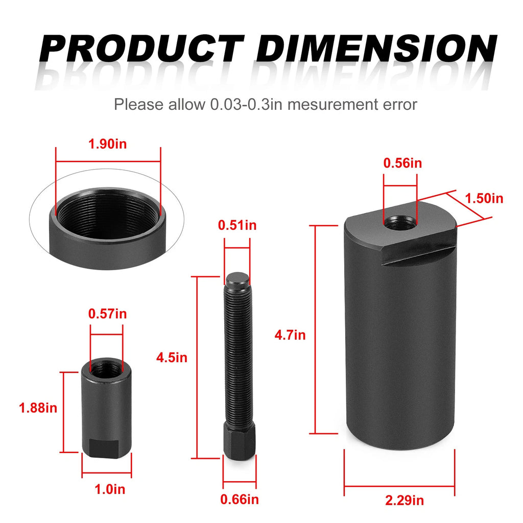 Flywheel Puller Tool Kit 50mm x 1.5 for Suzuki KingQuad LTA400F LTA450X LTA500