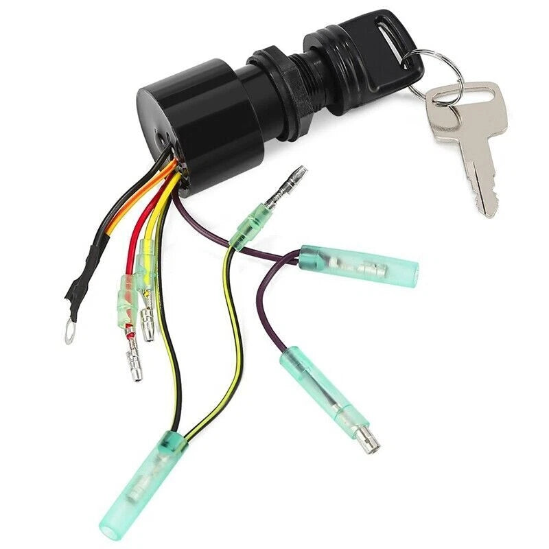 Ignition Switch Key Assembly for Mercury Outboard Motor Control Box (1987–1999)
