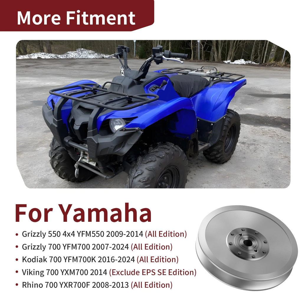 Secondary Driven Clutch 3B4-17670-10-00 for Yamaha Rhino 700 (2008–2013)