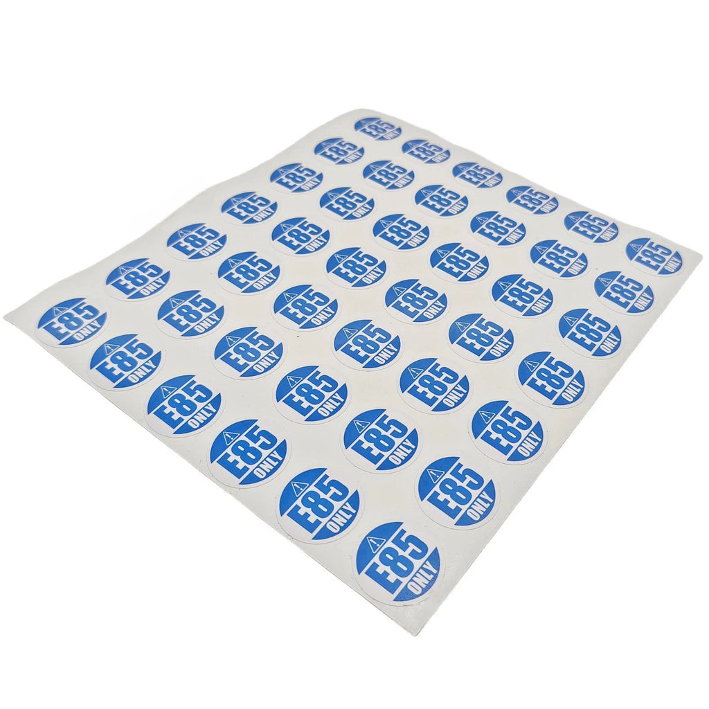 Use E85 Only Sticker Decal for Clean Energy (1'' Round)