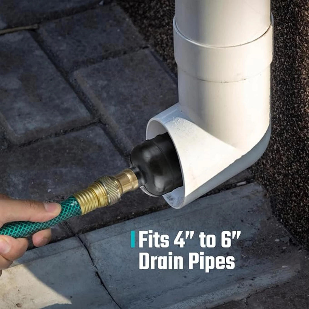 Drain Bladder for 4" to 6" Pipes (Effective Drain Unclogging)
