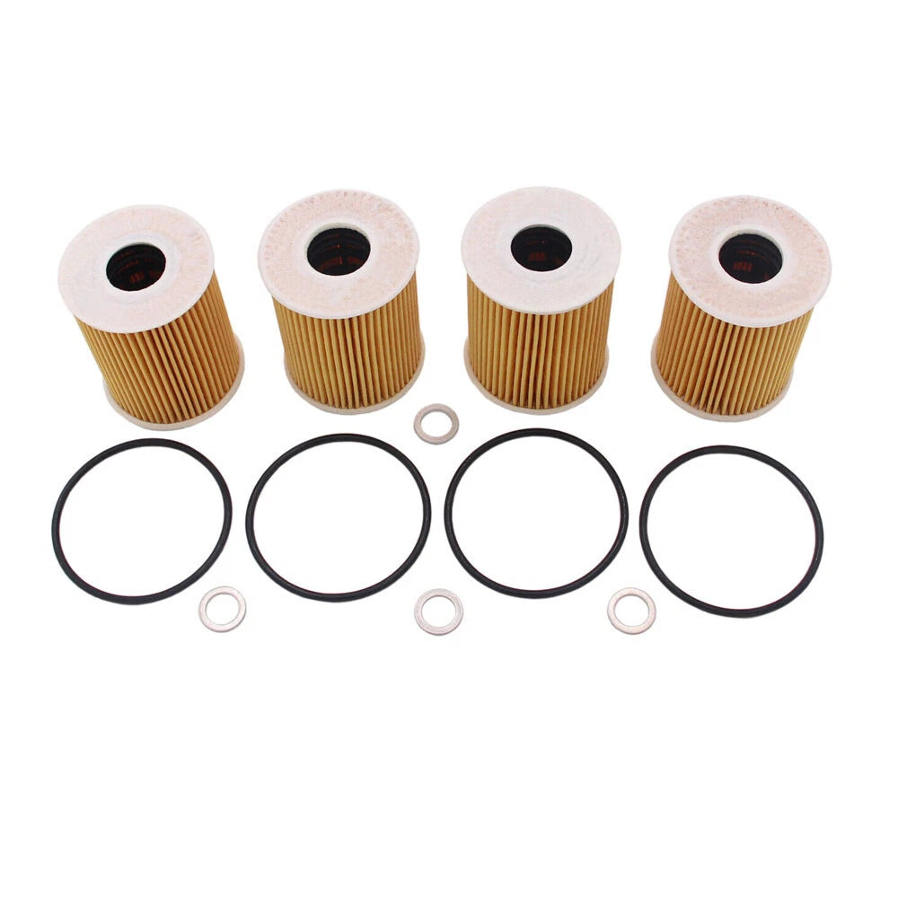 Set of 4 Oil Filters 26320-3CKB0 for Genesis G80, Hyundai Kia Sedona (2014–2023)