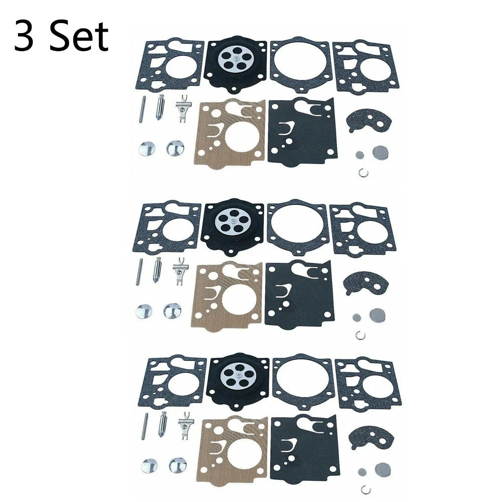 Set of 3 Carburetor Repair Kits K10-SDC for McCulloch Homelite Echo