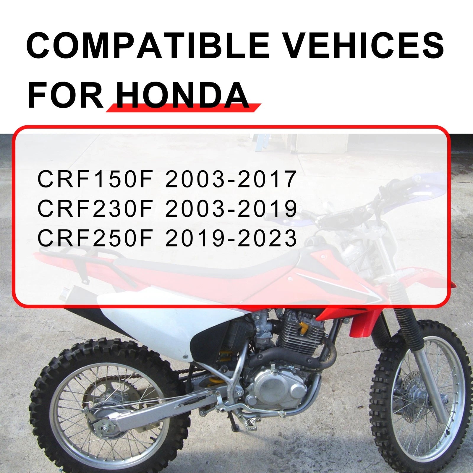 Rear Chain Guide for Honda CRF150F (2003–2017) / CRF230F (2003–2019) / CRF250F (2019–2023)