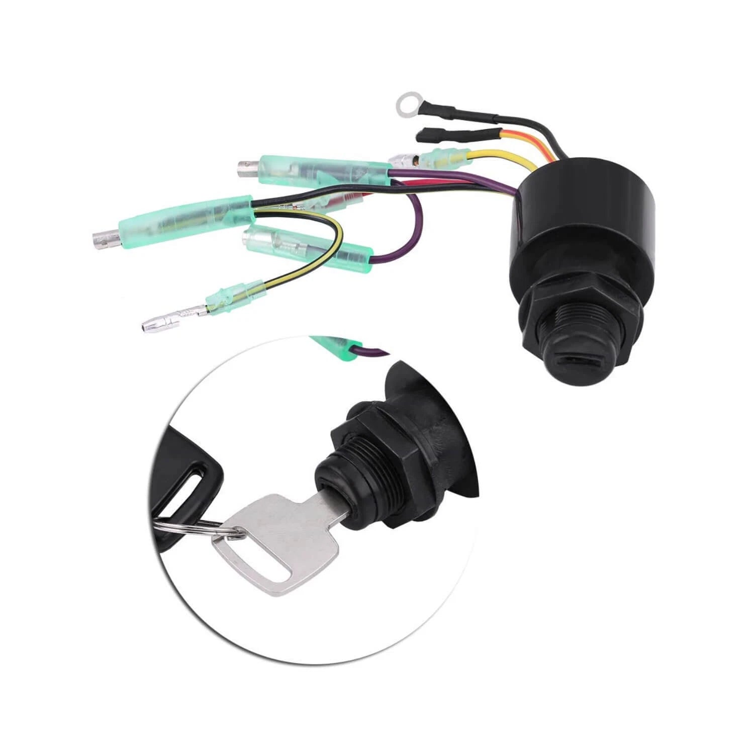 Ignition Key Switch for Mercury Marine Outboard (MP41070-2, 87-17009A5)