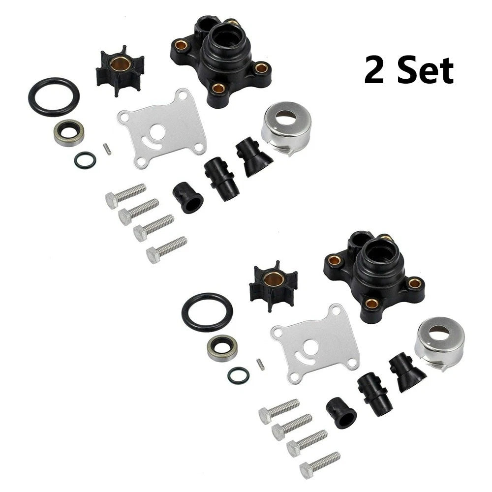 2X Water Pump Impeller Kit for Johnson Evinrude (9.9-15HP) 394711 0394711