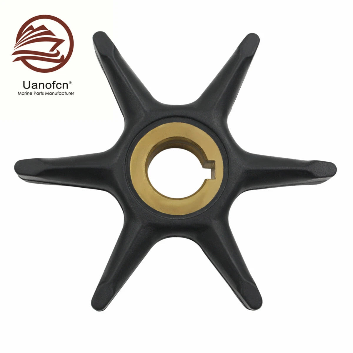 Water Pump Impeller for Johnson Evinrude OMC (375638, 389646, 775518, 18-3002, 500351)