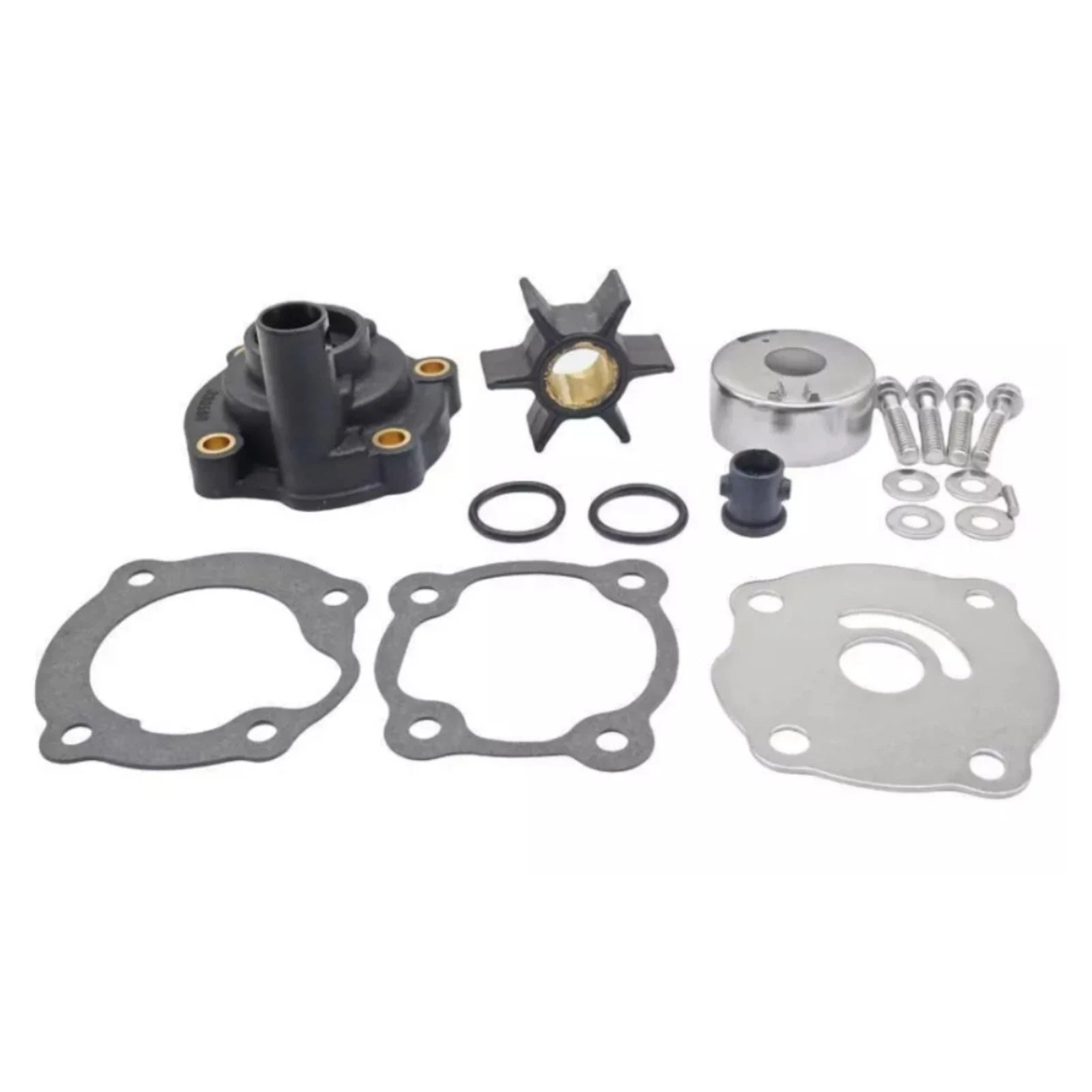 Water Pump Impeller Kit with Housing for Johnson Evinrude 25 35 HP (N/A)