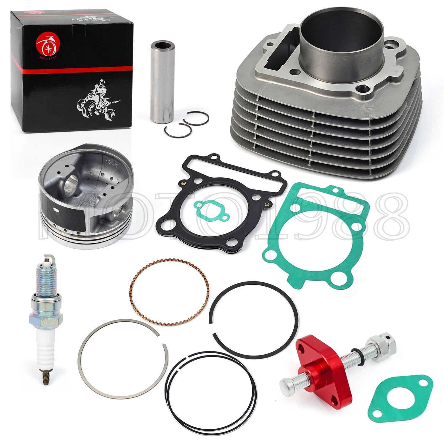 Top End Kit for Yamaha Warrior 350 (1987–2004) - Cylinder, Piston, Gasket, Tensioner