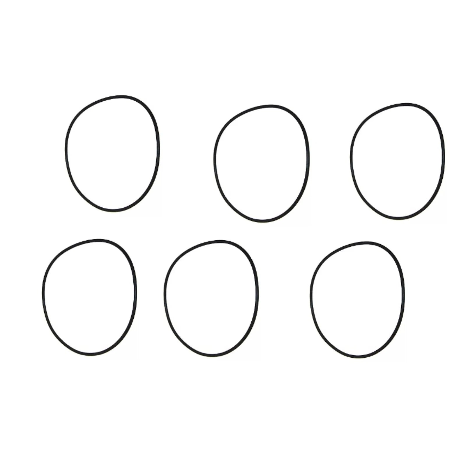 Set of 6 O-Rings for Mercury Mariner 200/225/250/275/300 HP Outboards (25-818573)