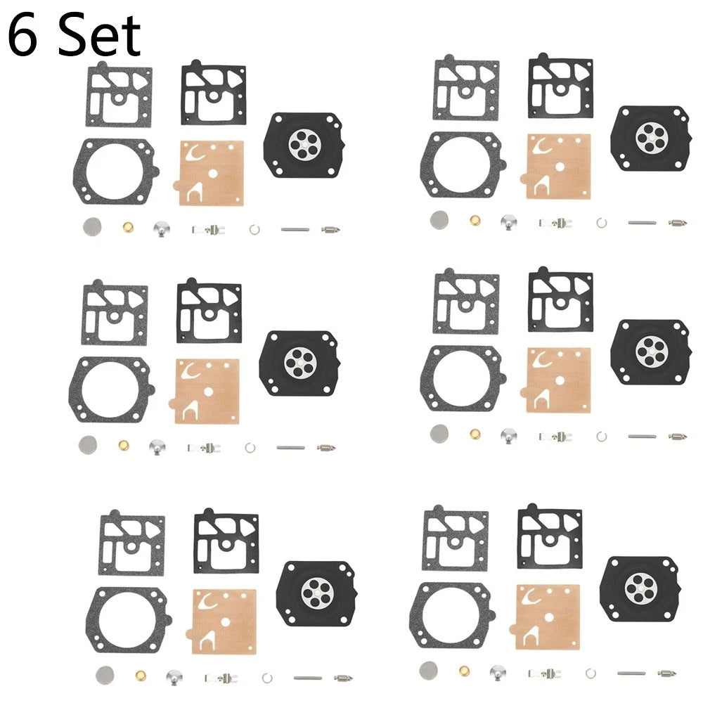 Set of 6 Carburetor Gasket Diaphragm Kit for Walbro K22-HDA