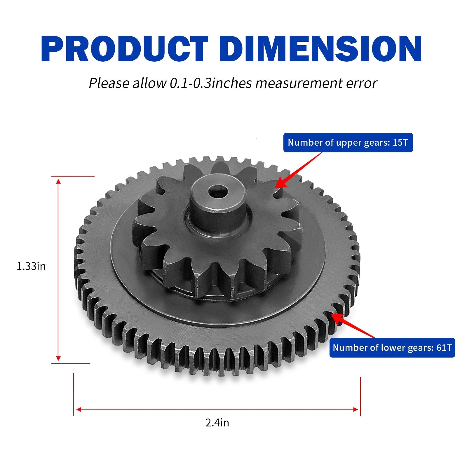 Starter Limiter Gear 39076-0005 for Kawasaki Prairie 650 700 4x4 (2002–2006)