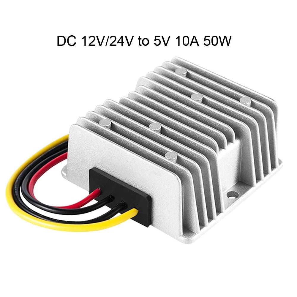Voltage Reducer Converter Regulator 12V/24V to 5V 10A for Golf Cart (2010–2023)