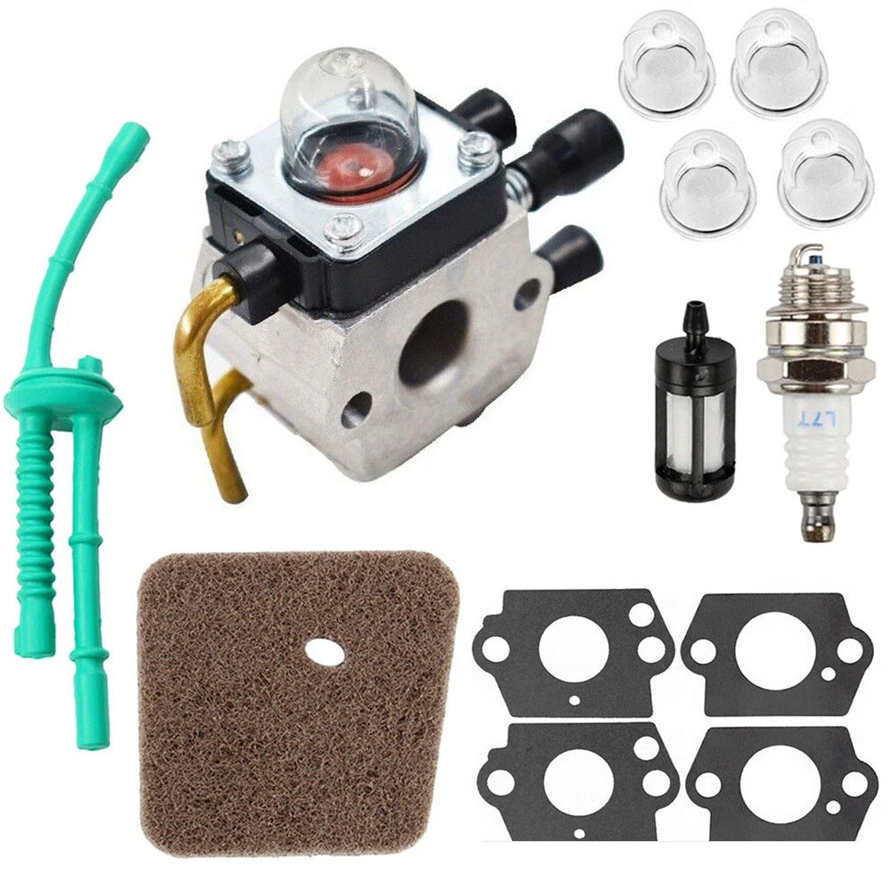 Carburetor Gasket Repair Kit for Stihl FS38 FS45 FS46 FS55 FC55 KM55 HL45 (2000–2023)