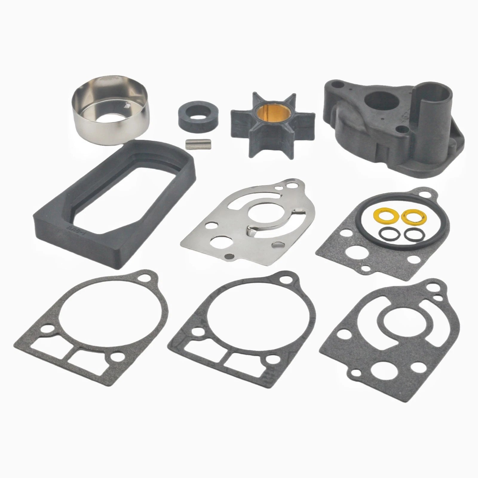 Water Pump Impeller Kit for Mercury Mariner 30 35 40 45 50 (2000–2010) 46-77177A3 18-3324