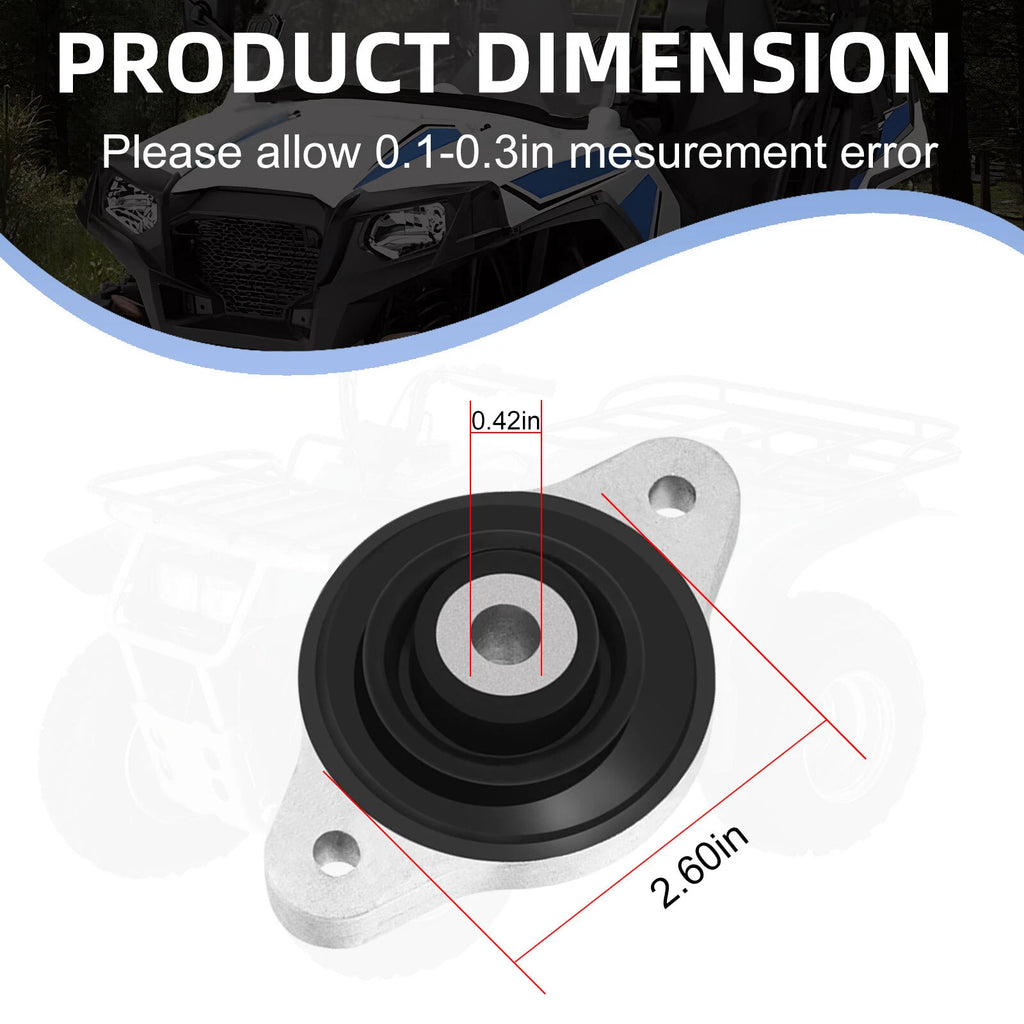 Set of 3 Engine Mounts 1332450 for Polaris RZR 800 (2008–2014)