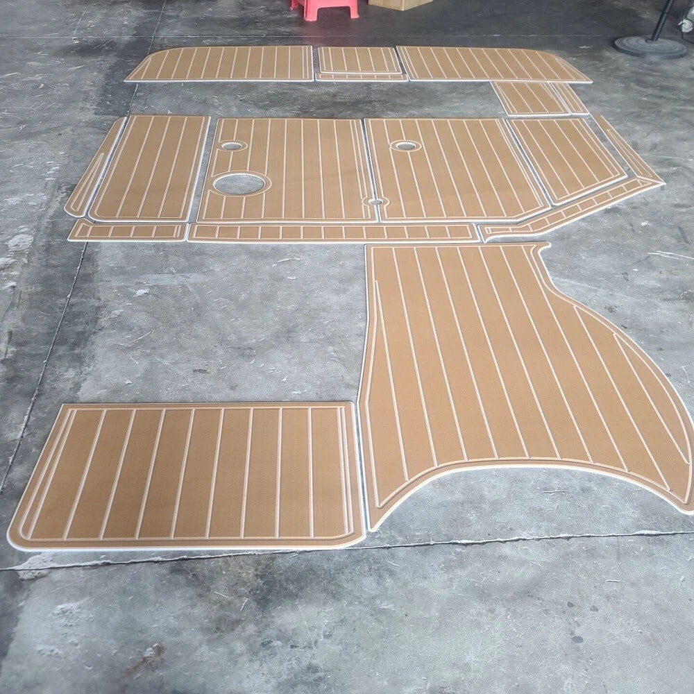 EVA Teak Floor Cockpit Pad for Sea Ray Sundancer 290 (1999–2000)