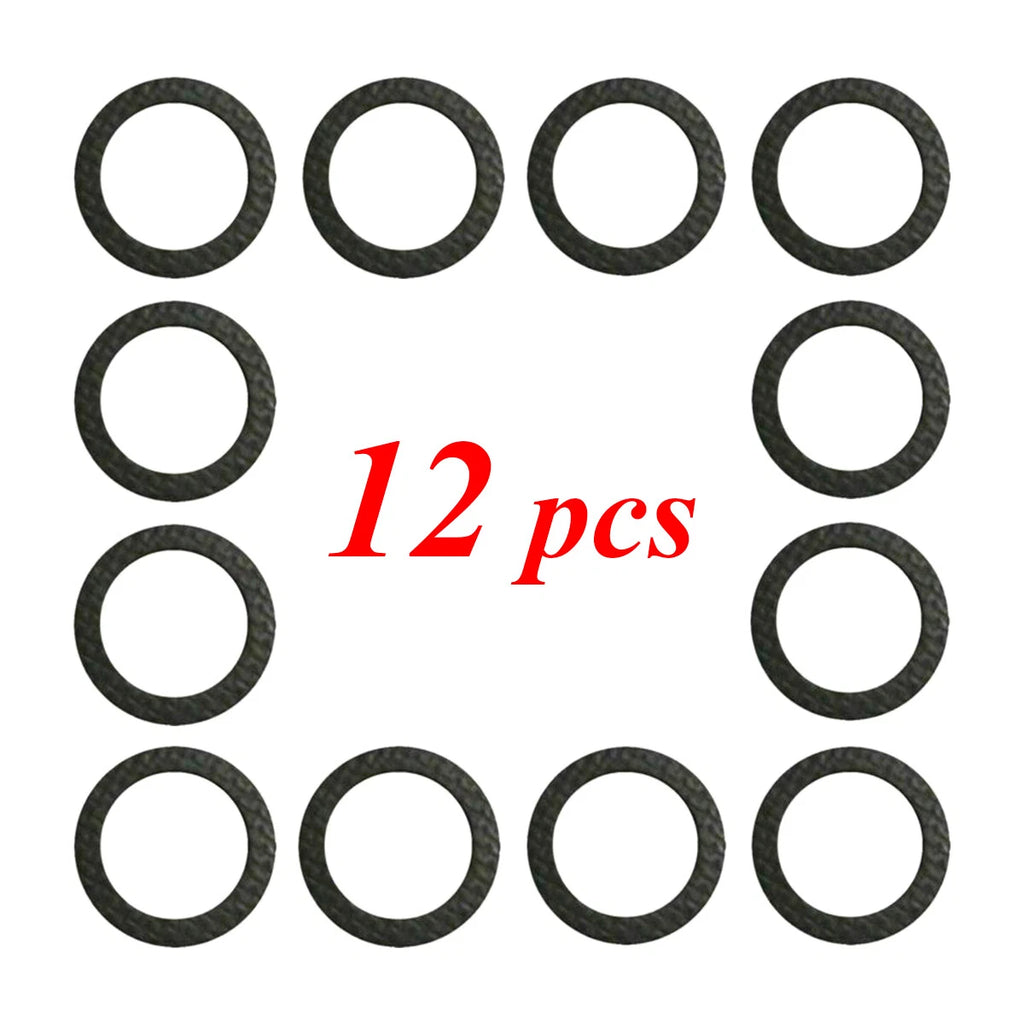 12 Pack Drain Plug Screw Seal Gasket Kit for Mercruiser (12-19183, 12-19183Q02)