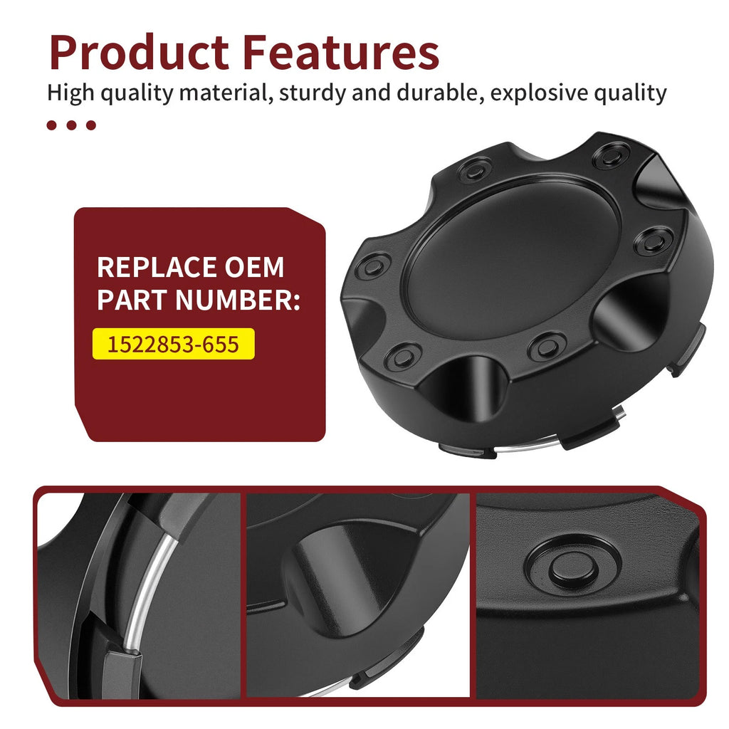 Front/Rear Wheel Center Cap for Polaris RZR XP 1000 (2017–2022) 1522853-655