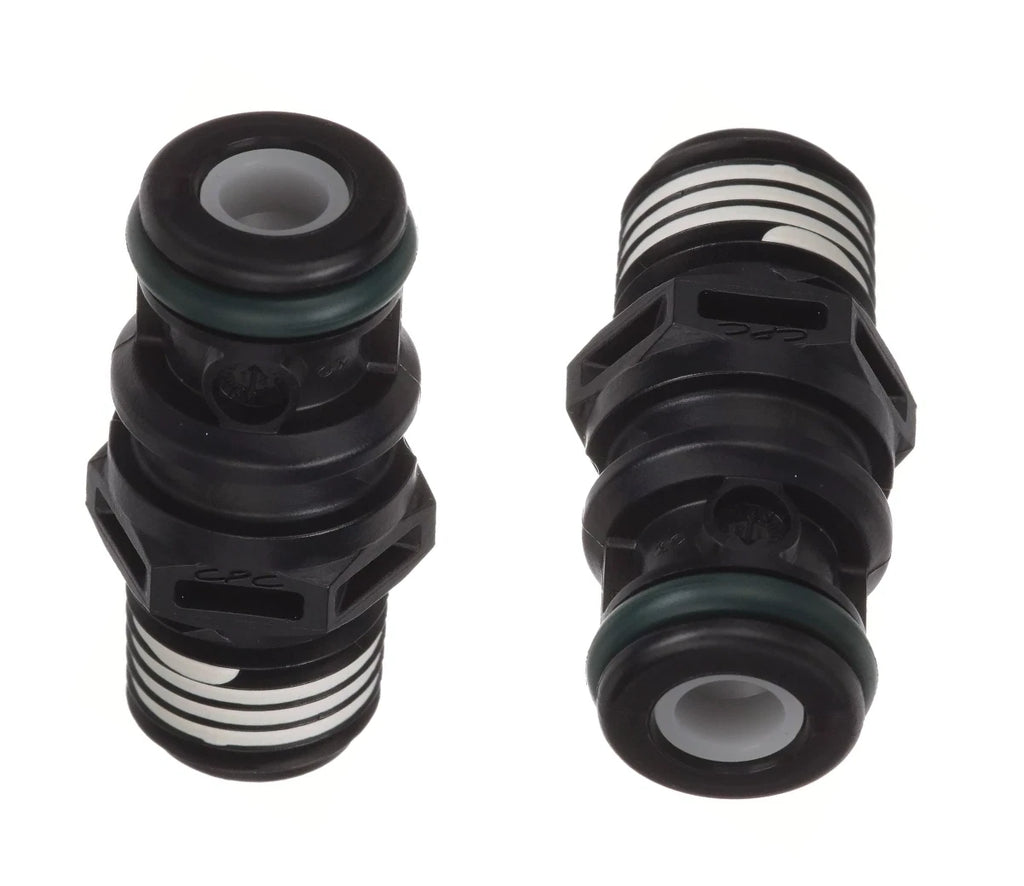2X Attwood 8838TM6/8838TM Universal Male Sprayless Tank Connector 1/4" NPT