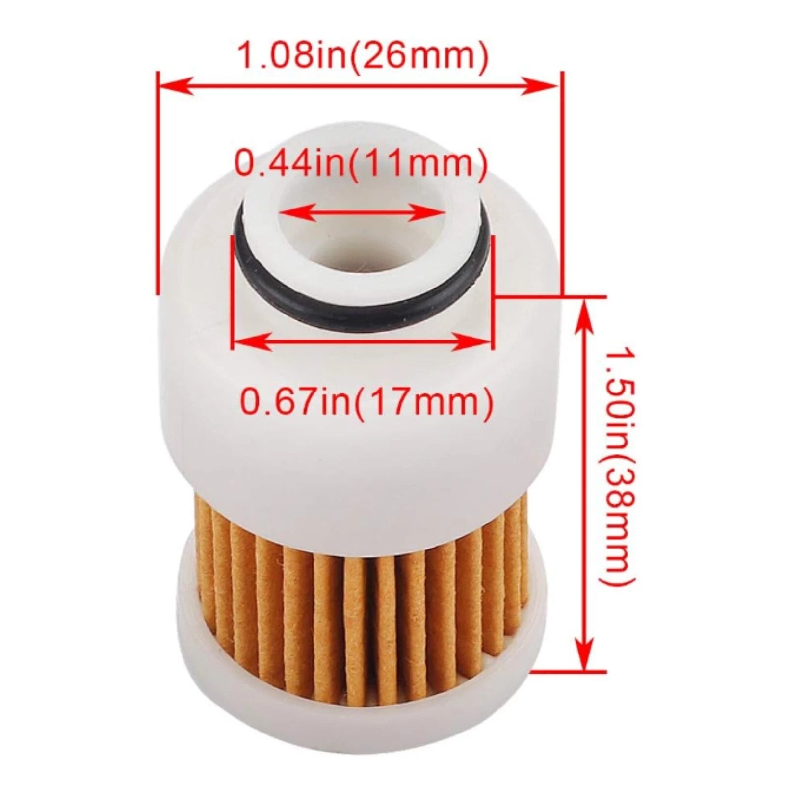 2X Fuel Filter for Yamaha 75-115HP (1996–2023) 68V-24563-00-00 Mercury 881540 Sierra 18-7979