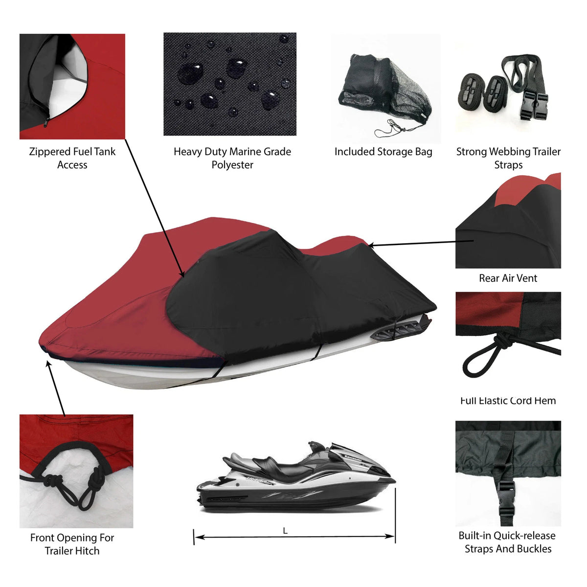 Storage Cover for Yamaha Wave Runner XL 800 (2000–2002)