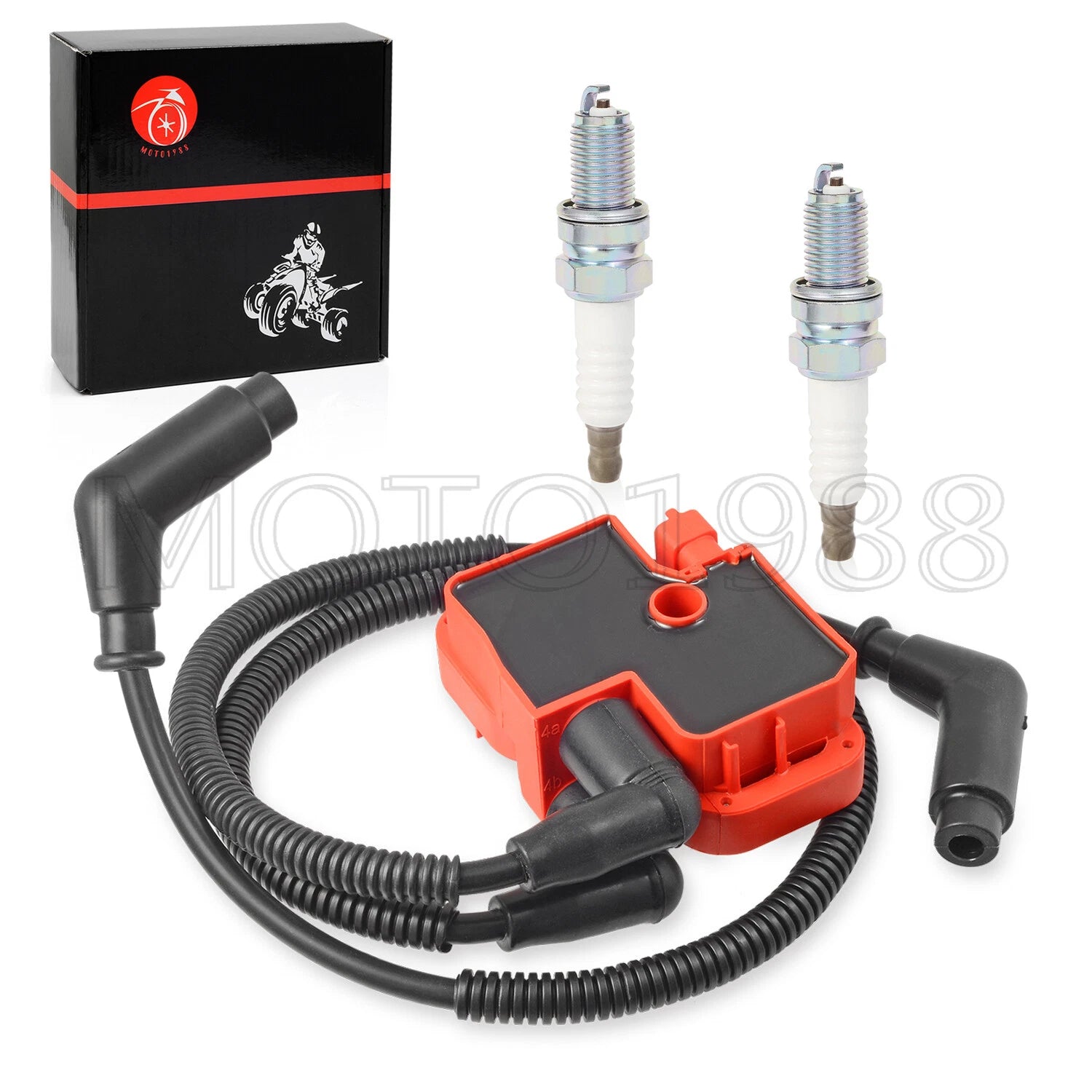 Ignition Coil Spark Plug & Wire Cap for Can-Am Commander 800 800R 1000 1000R (2011–2023)