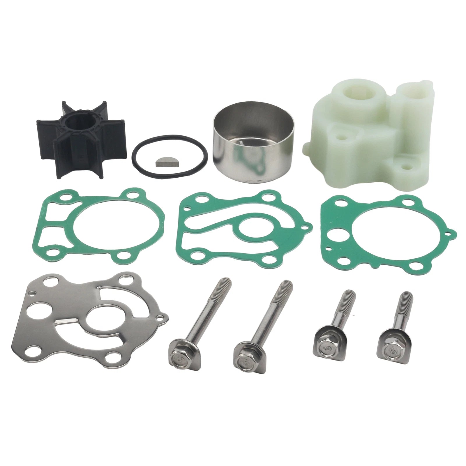 Water Pump Impeller Repair Kit for Yamaha Outboard (692-W0078-A0, 692-W0078-A1)