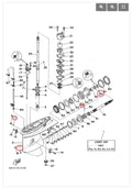 Seal Kit for Yamaha Outboard Motor Lower Gearcase (93101-25M03, 93210-85M97)