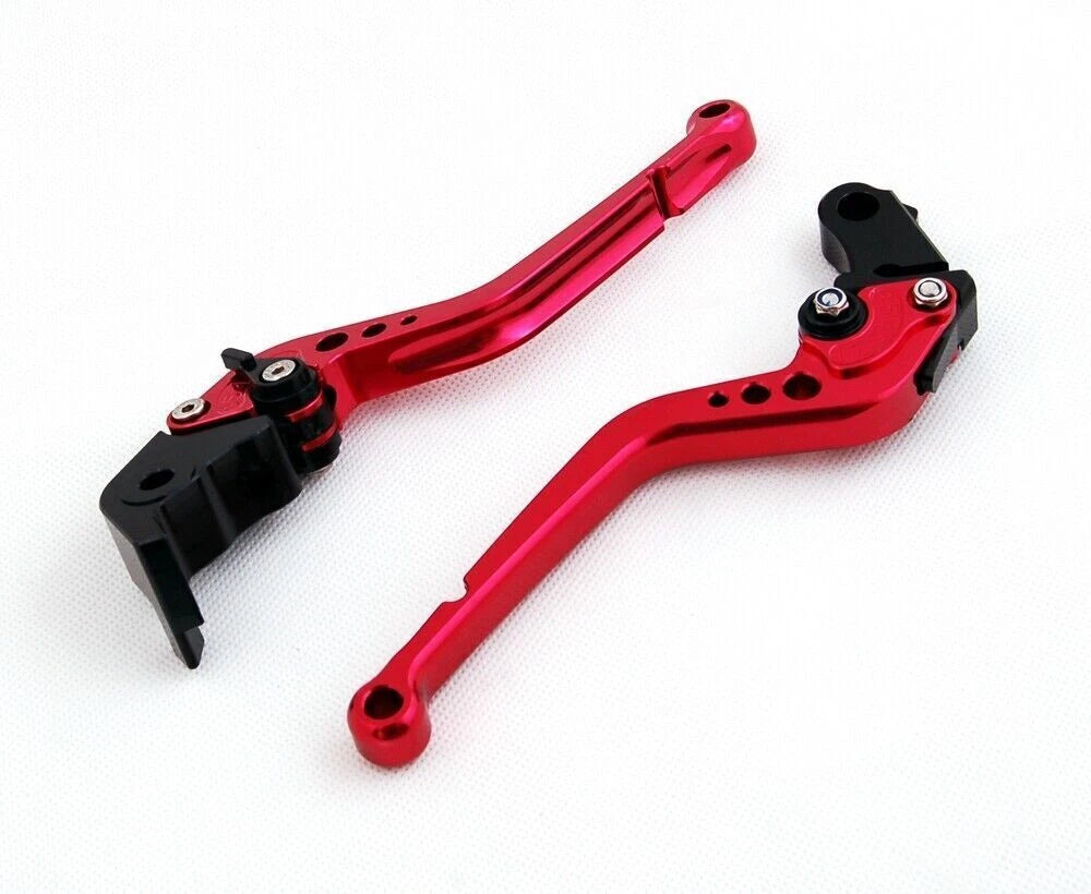 Long Brake Clutch Levers for Honda CBR650F/CB650F (2014–2015) F-18/H-65 Red
